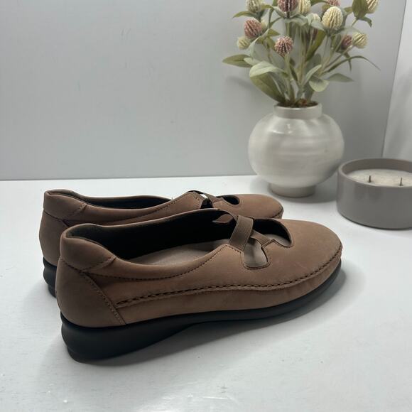 SAS Crissy Tripad Leather Slip On Loafer Flats Praline Women's 9.5W NWOB Comfort - Picture 3 of 9